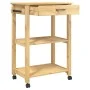 Carrito de cocina MONZA madera maciza de pino 60x40x90 cm de , Carros de cocina y comedor - Ref: Foro24-376094, Precio: 116,8...
