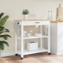 Küchenwagen MONZA aus massivem Kiefernholz 84x40x90 cm von , Küchen- und Speisewagen - Ref: Foro24-376105, Preis: 137,07 €, R...
