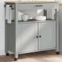 Carrito de cocina MONZA madera maciza de pino 84x40x90 cm de , Carros de cocina y comedor - Ref: Foro24-376107, Precio: 172,0...