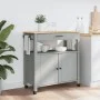 Küchenwagen MONZA aus massivem Kiefernholz 84x40x90 cm von , Küchen- und Speisewagen - Ref: Foro24-376107, Preis: 172,21 €, R...