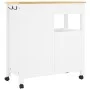 Küchenwagen MONZA aus massivem Kiefernholz 84x40x90 cm von , Küchen- und Speisewagen - Ref: Foro24-376111, Preis: 241,47 €, R...