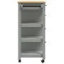 Carrito de cocina MONZA madera maciza de pino 84x40x90 cm by , Kitchen and dining carts - Ref: Foro24-376113, Price: 217,10 €...
