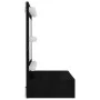 Mueble con espejo y LED negro 60x31,5x62 cm de , Tocadores de baño - Ref: Foro24-833520, Precio: 42,96 €, Descuento: %