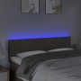 Headboard with LED in taupe gray fabric 144x5x78/88 cm by vidaXL, Headboards and footboards - Ref: Foro24-3121334, Price: 65,...