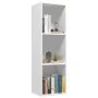 Estantería de libros/mueble TV madera contrachapada 36x30x114cm de , Librerías y estanterías - Ref: Foro24-800135, Precio: 46...