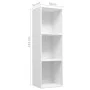 Estantería de libros/mueble TV madera contrachapada 36x30x114cm de , Librerías y estanterías - Ref: Foro24-800135, Precio: 46...