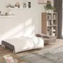 Sofá cama de 2 plazas con dos almohadas tela gris taupe by , Sofas - Ref: Foro24-375798, Price: 246,94 €, Discount: %