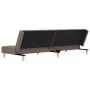 Zweiplätziges Schlafsofa mit zwei Kissen, grauer Taupe-Stoff. von , Sofas - Ref: Foro24-375798, Preis: 246,89 €, Rabatt: %