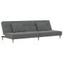 Zweiplätziges Schlafsofa mit zwei dunkelgrauen Kissen. von , Sofas - Ref: Foro24-375793, Preis: 254,69 €, Rabatt: %