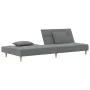Zweiplätziges Schlafsofa mit zwei dunkelgrauen Kissen. von , Sofas - Ref: Foro24-375793, Preis: 250,31 €, Rabatt: %