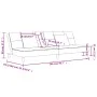 Zweiplätziges Schlafsofa mit zwei dunkelgrauen Kissen. von , Sofas - Ref: Foro24-375793, Preis: 250,31 €, Rabatt: %