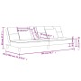 Zweiplätziges Schlafsofa mit zwei dunkelgrauen Kissen. von , Sofas - Ref: Foro24-375793, Preis: 254,69 €, Rabatt: %