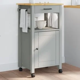 Küchenwagen MONZA aus massivem Kiefernholz 48x40x90 cm von , Küchen- und Speisewagen - Ref: Foro24-376089, Preis: 115,48 €, R...