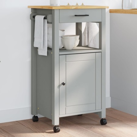 Carrito de cocina MONZA madera maciza de pino 48x40x90 cm de , Carros de cocina y comedor - Ref: Foro24-376089, Precio: 109,4...