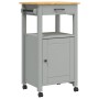 Carrito de cocina MONZA madera maciza de pino 48x40x90 cm de , Carros de cocina y comedor - Ref: Foro24-376089, Precio: 109,4...