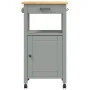 Carrito de cocina MONZA madera maciza de pino 48x40x90 cm by , Kitchen and dining carts - Ref: Foro24-376089, Price: 117,58 €...