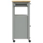 Küchenwagen MONZA aus massivem Kiefernholz 48x40x90 cm von , Küchen- und Speisewagen - Ref: Foro24-376089, Preis: 113,29 €, R...