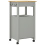 Carrito de cocina MONZA madera maciza de pino 48x40x90 cm de , Carros de cocina y comedor - Ref: Foro24-376089, Precio: 109,4...