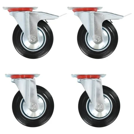 Swivel wheels 4 units 160 mm by vidaXL, Material handling - Ref: Foro24-143459, Price: 57,77 €, Discount: %