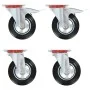 Swivel wheels 4 units 160 mm by vidaXL, Material handling - Ref: Foro24-143459, Price: 57,77 €, Discount: %