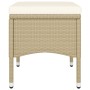 Garten-Essgruppe, 5-teilig, synthetisches Rattan, beige, gehärtetes Glas von , Gartensets - Ref: Foro24-3058390, Preis: 256,4...