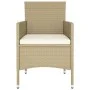 Garden dining set 9 pieces beige synthetic rattan by , Garden sets - Ref: Foro24-3058350, Price: 508,26 €, Discount: %