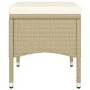 Garden dining set 9 pieces beige synthetic rattan by , Garden sets - Ref: Foro24-3058350, Price: 508,26 €, Discount: %