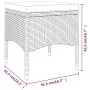 Garden bistro set 5 pieces PE rattan brown tempered glass by , Garden sets - Ref: Foro24-3058371, Price: 236,65 €, Discount: %