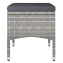 Garden table and chairs 5 pieces synthetic rattan gray acacia wood by , Garden sets - Ref: Foro24-3058373, Price: 198,85 €, D...