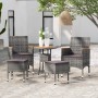 5-Piece Garden Furniture Set Gray Synthetic Rattan by , Garden sets - Ref: Foro24-3058477, Price: 261,09 €, Discount: %