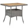 Garten-Essgruppe, 5-teilig, synthetisches Rattan, graues Akazienholz von , Gartensets - Ref: Foro24-3058333, Preis: 256,74 €,...