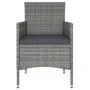Garden dining set 5 pieces synthetic rattan gray acacia wood by , Garden sets - Ref: Foro24-3058333, Price: 256,74 €, Discoun...