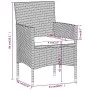 Garten-Essgruppe, 5-teilig, synthetisches Rattan, graues Akazienholz von , Gartensets - Ref: Foro24-3058333, Preis: 256,74 €,...