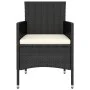 Garden furniture set 5 pieces black synthetic rattan by , Garden sets - Ref: Foro24-3058468, Price: 241,78 €, Discount: %