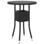 Garden furniture set 5 pieces black synthetic rattan by , Garden sets - Ref: Foro24-3058468, Price: 241,78 €, Discount: %