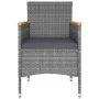 5-Piece Garden Furniture Set Gray Synthetic Rattan by , Garden sets - Ref: Foro24-3058475, Price: 255,71 €, Discount: %