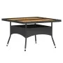 Garden dining set 5 pieces synthetic rattan and black acacia wood by , Garden sets - Ref: Foro24-3058352, Price: 502,60 €, Di...