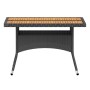Garten-Essgruppe, 5-teilig, synthetisches Rattan und schwarzes Akazienholz von , Gartensets - Ref: Foro24-3058352, Preis: 512...