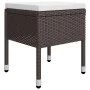 Juego de comedor de jardín de 5 piezas marrón de , Conjuntos de jardín - Ref: Foro24-3068746, Precio: 349,36 €, Descuento: %