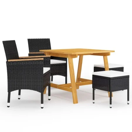 Schwarze 5-teilige Garten-Essgruppe von , Gartensets - Ref: Foro24-3068695, Preis: 300,98 €, Rabatt: %