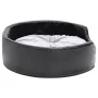 Plush and synthetic leather dog bed black gray 69x59x19 cm by , Beds for dogs - Ref: Foro24-171253, Price: 53,98 €, Discount: %