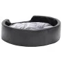 Plush and synthetic leather dog bed black gray 69x59x19 cm by , Beds for dogs - Ref: Foro24-171253, Price: 53,98 €, Discount: %