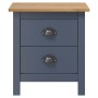 Hill Nachttische 2 Stück graues Kiefernholz 46x35x49,5 cm von vidaXL, Nachttische - Ref: Foro24-288909, Preis: 96,20 €, Rabat...