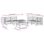Garden furniture set 6 pieces impregnated pine wood by , Garden sets - Ref: Foro24-3186206, Price: 353,26 €, Discount: %