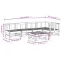 Gartenmöbel-Set 6-teilig aus massivem Kiefernholz von , Gartensets - Ref: Foro24-3186445, Preis: 278,11 €, Rabatt: %