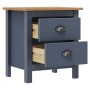 Hill Nachttische 2 Stück graues Kiefernholz 46x35x49,5 cm von vidaXL, Nachttische - Ref: Foro24-288909, Preis: 96,20 €, Rabat...