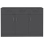 Gray plywood sideboard 110x30x75 cm by , Sideboards - Ref: Foro24-800704, Price: 127,78 €, Discount: %