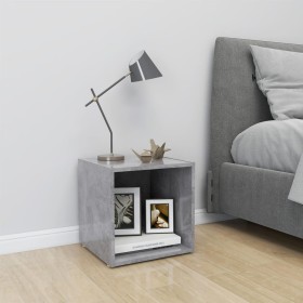 Mueble para TV madera contrachapada gris hormigón 37x35x37 cm