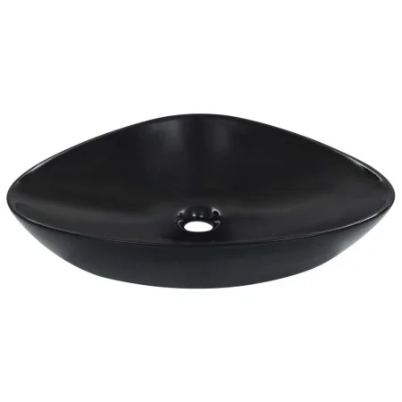 Lavabo 58,5x39x14 cm cerámica negro de vidaXL, Lavabos - Ref: Foro24-143902, Precio: 74,80 €, Descuento: %