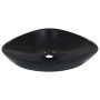 Lavabo 58,5x39x14 cm cerámica negro de vidaXL, Lavabos - Ref: Foro24-143902, Precio: 93,32 €, Descuento: %